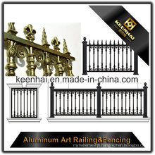 Decorative Power Coated Cast Aluminum Metal Garden Security Fence for Villa